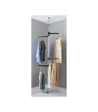 Organizador Telescopico Para Dormitorio Color Blanco 420 Cm(alto)69 Cm(ancho)69 Cm(fondo)_1