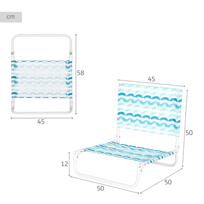 Aktive Silla Baja Plegable De Playa Con Estructura De Acero Y Asiento De Poliéster_3