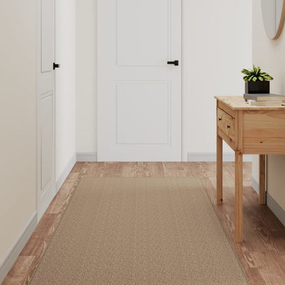 Vidaxl Alfombra De Pasillo Con Aspecto De Sisal Color Arena 80x300 Cm_5