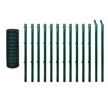Set De Euro Valla Acero Verde 25x0,8 M / Vetonek_1
