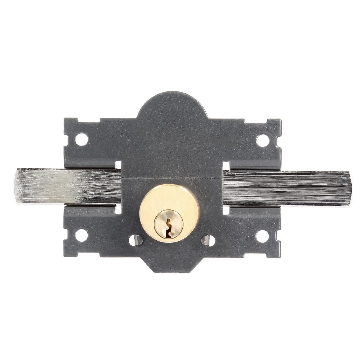 Cerrojo B-1 Llave Y Pulsador Pasador De 161mm Cilindro Redondo De 50mm