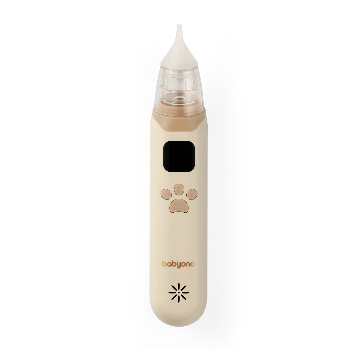 Babyono Aspirador Nasal Eléctrico Ultrasilencioso Beige_0