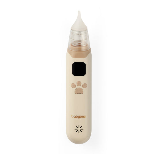 Babyono Aspirador Nasal Eléctrico Ultrasilencioso Beige | Respiración Más Libre Sin Estrés_0