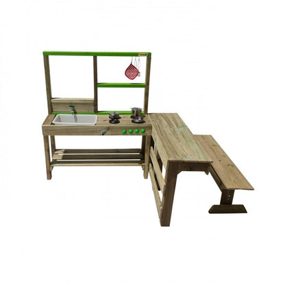 Cocinita Infantil De Madera Para Exterior Masgames Spicy Delicious._2