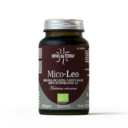 Mico Leo Juba de Leão BIO Hifas da Terra 675 mg 70 cápsulas