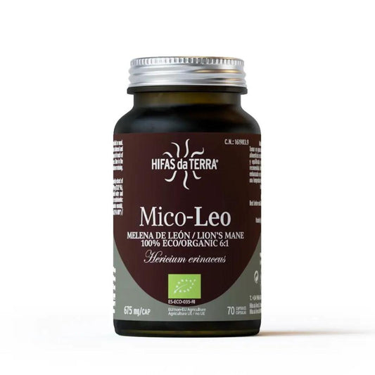 Mico Leo Juba de Leão BIO Hifas da Terra 675 mg 70 cápsulas
