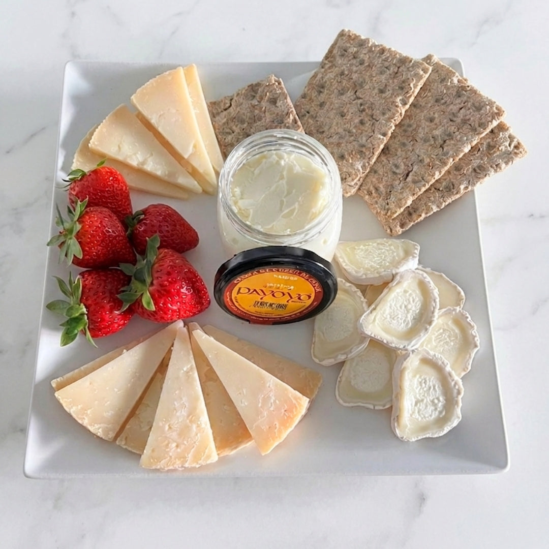 Quesoqueso® Cesta Queso Gourmet Regalo De Queso Payoyo | Queso Semicurado, Queso Crema De Cabra Y Rulo De Queso De Cabra_2