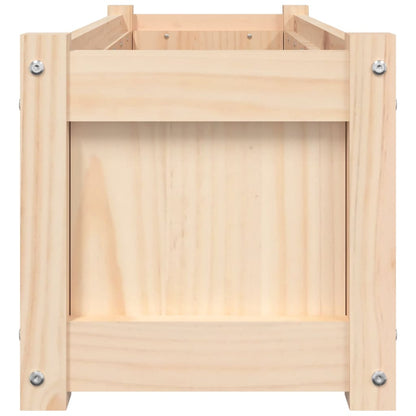 Jardinera De Madera Maciza De Pino 90x31x31 Cm_5