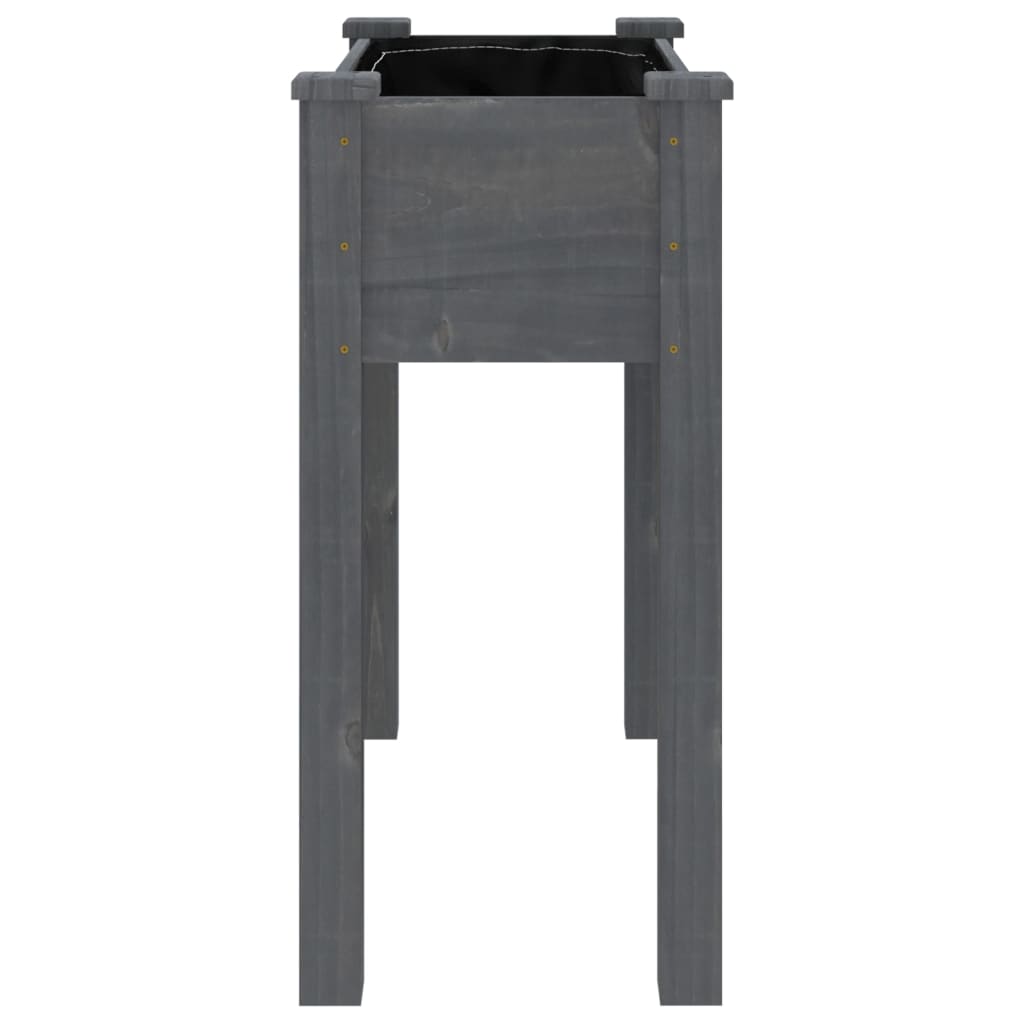 Jardinera Con Forro Interior Madera Abeto Gris 71x37x76 Cm_4
