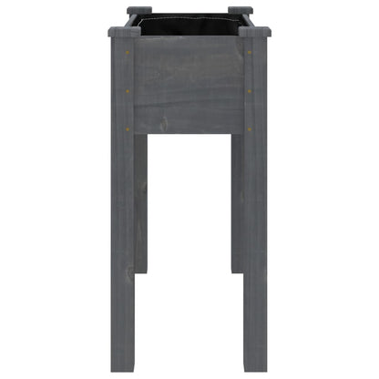 Jardinera Con Forro Interior Madera Abeto Gris 71x37x76 Cm_4