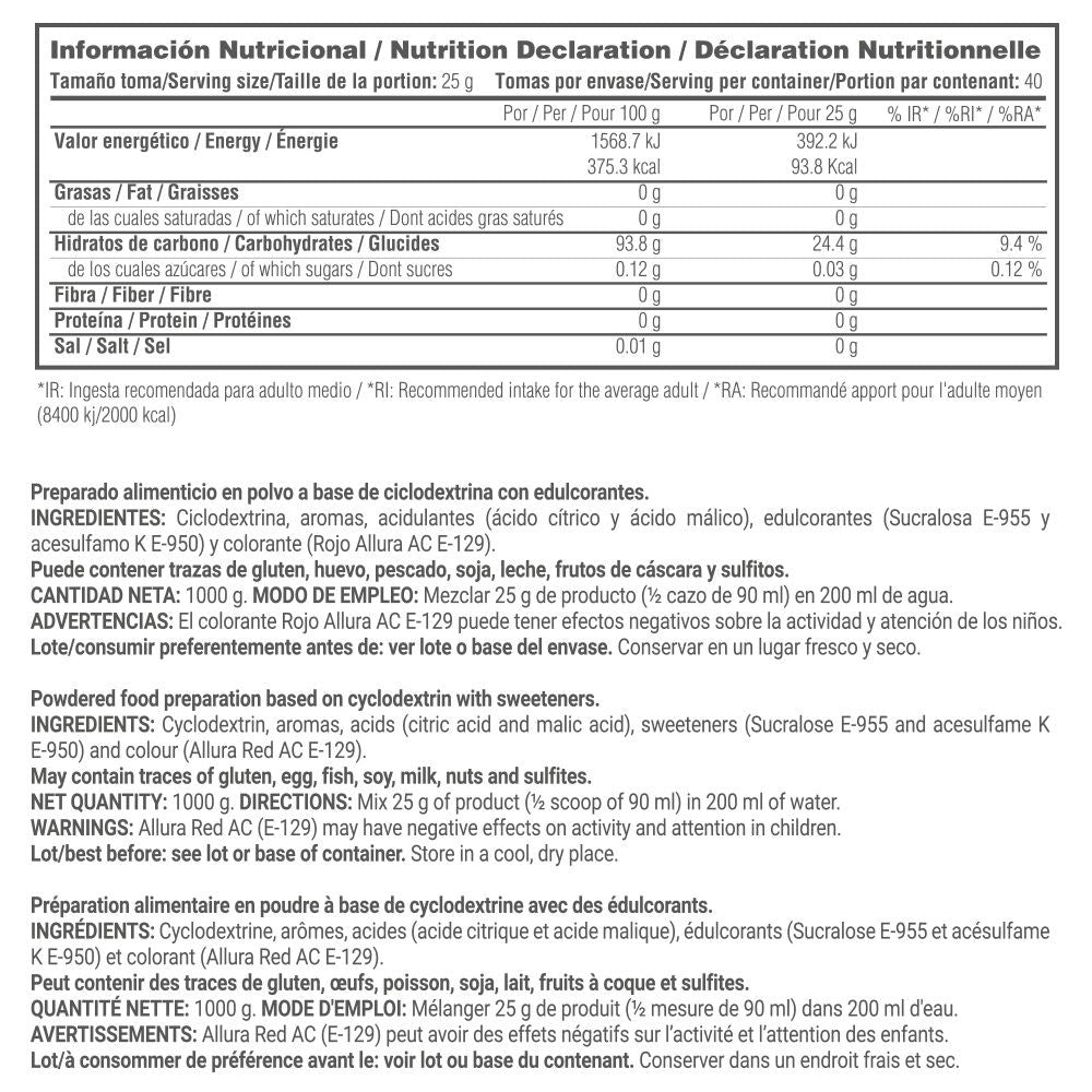 Ciclodextrina (cluster Dextrin®) - 1kg - Sandias De Gominola - Contribuye Con La Recuperación M - Masmusculo_4