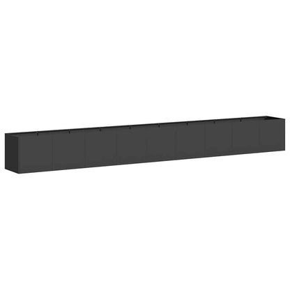 Jardinera De Acero Laminado En Frío Negro 360x40x40 Cm_0