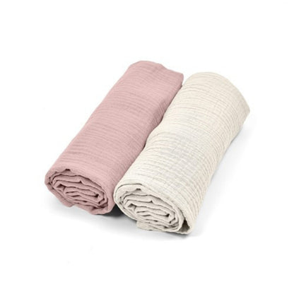 Cotton Color Pack 2 Muselinas De Algodón 70x70 Para Bebé Cotton Color_0