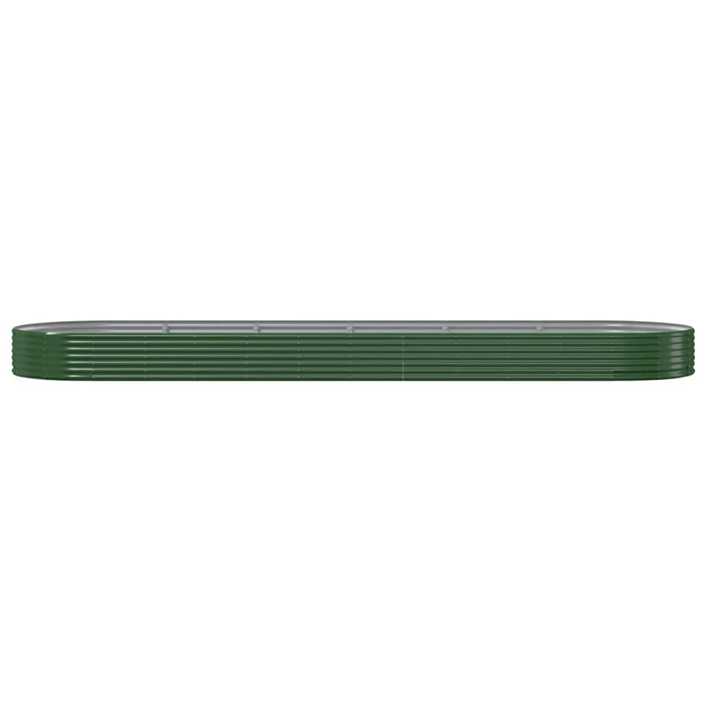 Jardinera Arriate Acero Galvanizado Verde 523x140x36 Cm_2