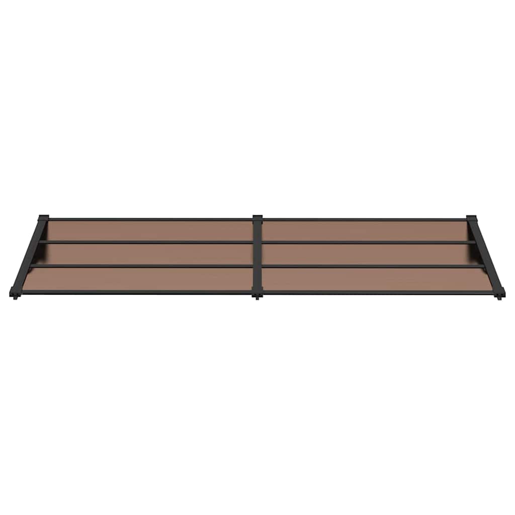 Marquesina De Puerta Policarbonato Negro 239x90 Cm_2