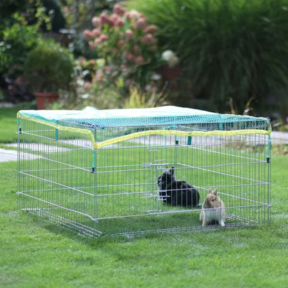 Kerbl Recinto Exterior Para Animales Pequeños Y Barrera Escape Cromado_3