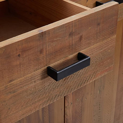 Zapatero De Madera Maciza De Pino 75x40x110 Cm / Vetonek_5