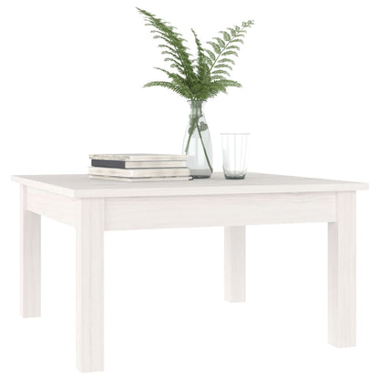 Mesa De Centro De Madera Maciza De Pino Blanco 55x55x30 Cm_4