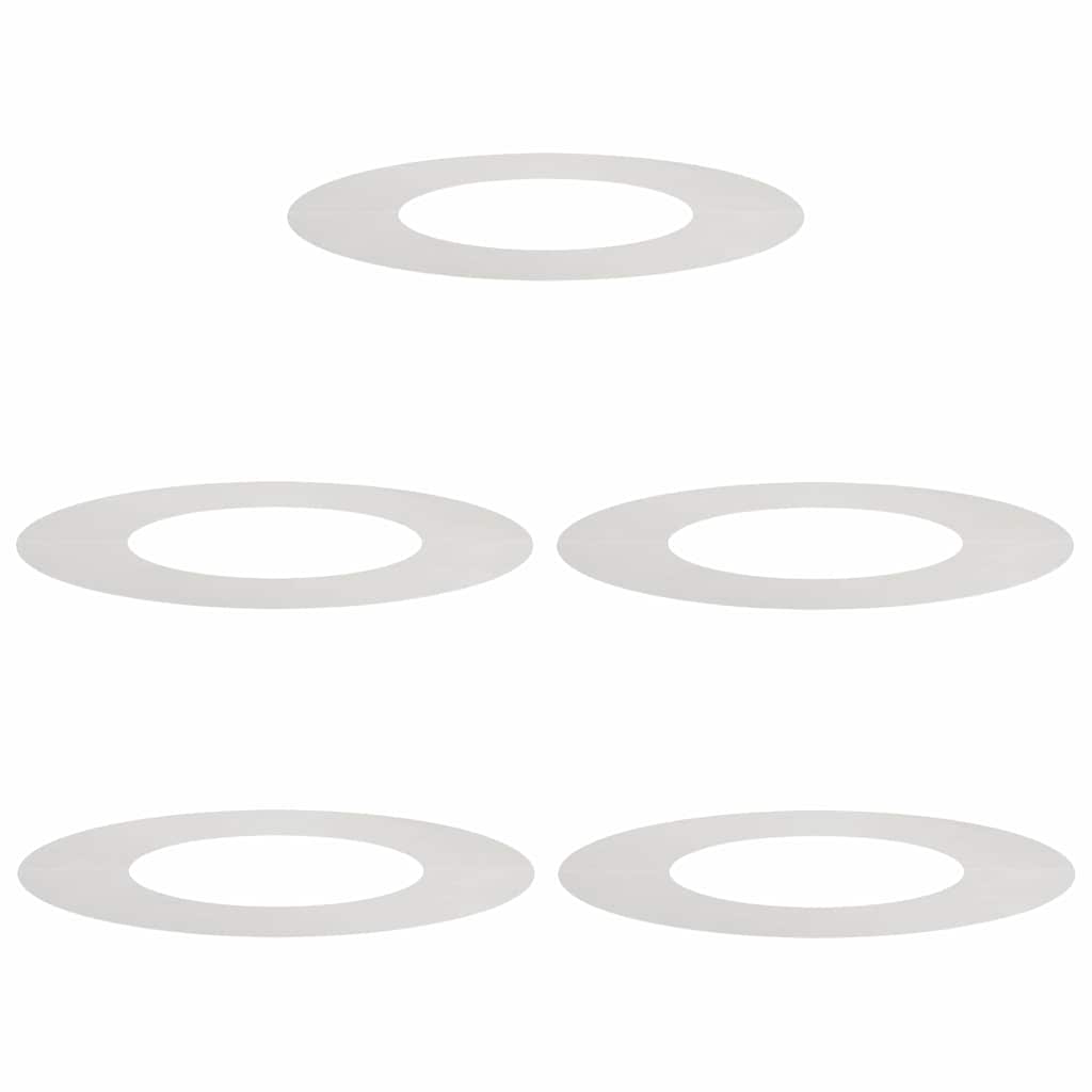 Adecuado Para Anillos De Árbol Plano 5 Pcs Plateado Ø40 / 70 Cm_0