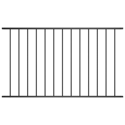 Panel De Valla De Acero Con Recubrimiento Polvo Negro 1,7x1,25m / Vetonek_3