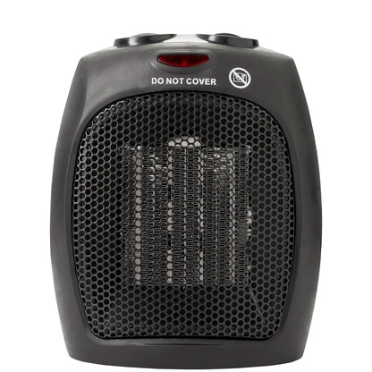 Calefactor Cerámico Portátil Ptc, Termostato Regulable, 2 Niveles Potencia, Función Ventilador Adler Ad 7702, Negro_4
