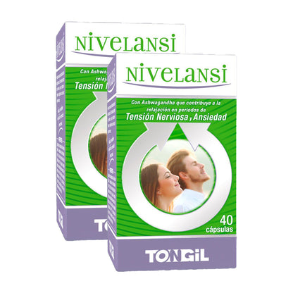 Pack 2x Nivelansi Tongil 40 cápsulas
