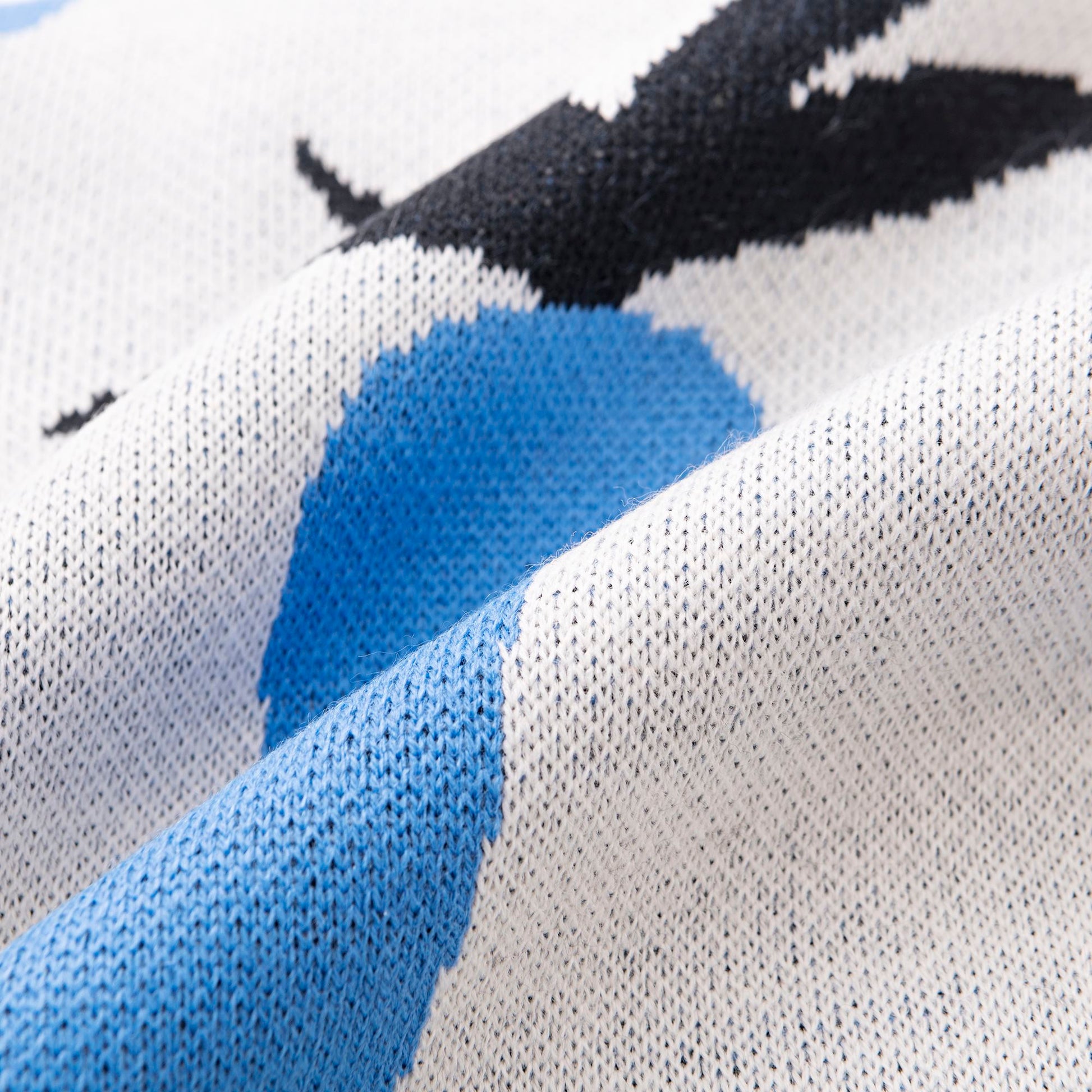 Manta 140x190cm 100% Acrilico 1000gr Zanahoria Azul Benetton_4