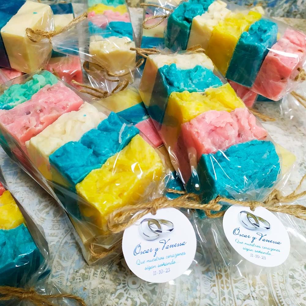 Pack 4 Jabones Naturales - Jabón Artesano De Aceite De Oliva Para Todo Tipo De Piel - Regalo Original Días Especiales_4