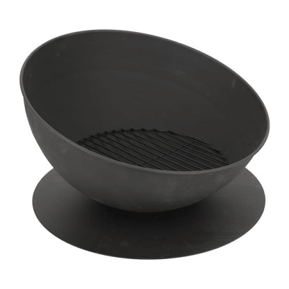 Esschert Design Brasero Inclinado Sobre Disco Negro_0