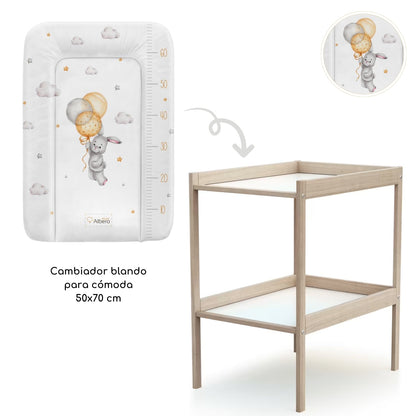Cambiador Blando Para Comoda 70x50 Bunny_2
