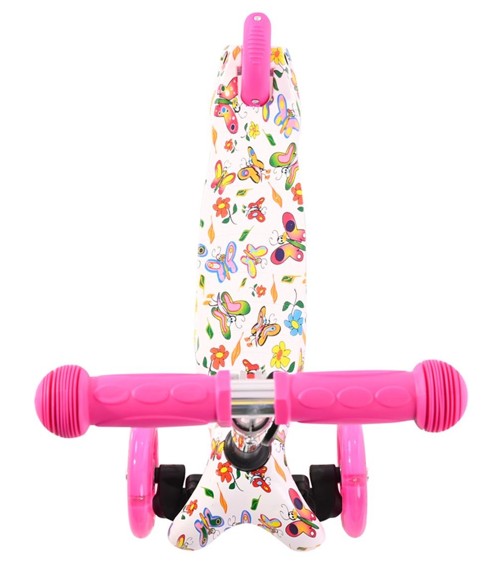 Patinete Infantil Con Luces En Las Ruedas Mini Pink Butterfly_3