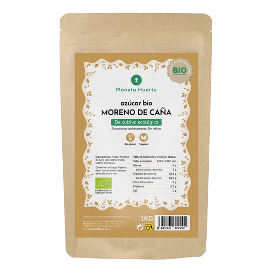Açúcar mascavado biológico de cana Planeta Huerto 1kg
