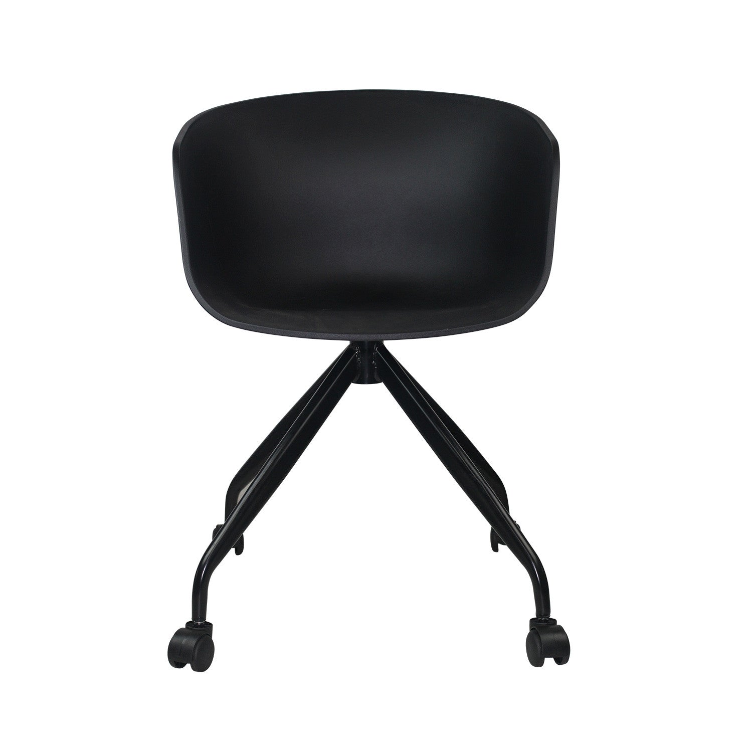 Silla De Escritorio Con Ruedas New Age Negro 78,6x56x49cm Thinia Home_1