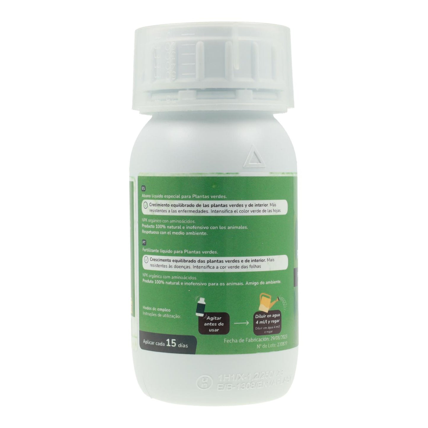 Fertilizante Líquido Planeta Huerto para Plantas Verdes 250 ml