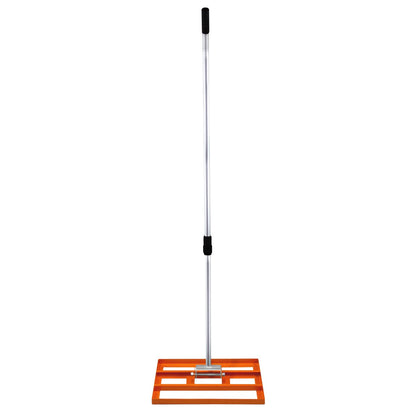 T-mech Rastrillo De Nivelación De Césped De Jardín De 50cm - Naranja_2