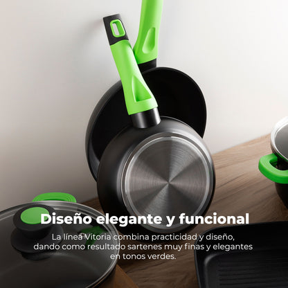 Cazo 16 Cm San Ignacio Vitoria De Aluminio Forjado, Apto Para Induccion_3