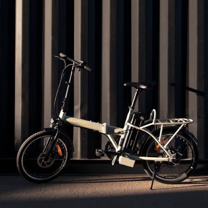 Bicicleta Eléctrica Plegable Flexy. 35km De Autonomía, Ruedas De 20_4
