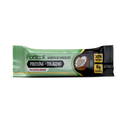 Barritas Forticoll Proteína Colágeno Coco 50 g