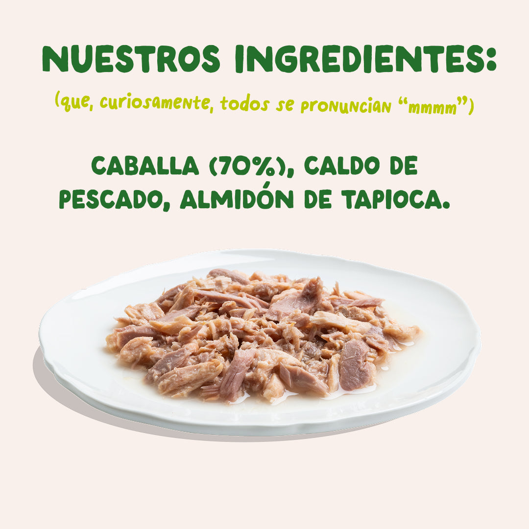 Filetes de caballa para gatos Edgard & Cooper 70 g