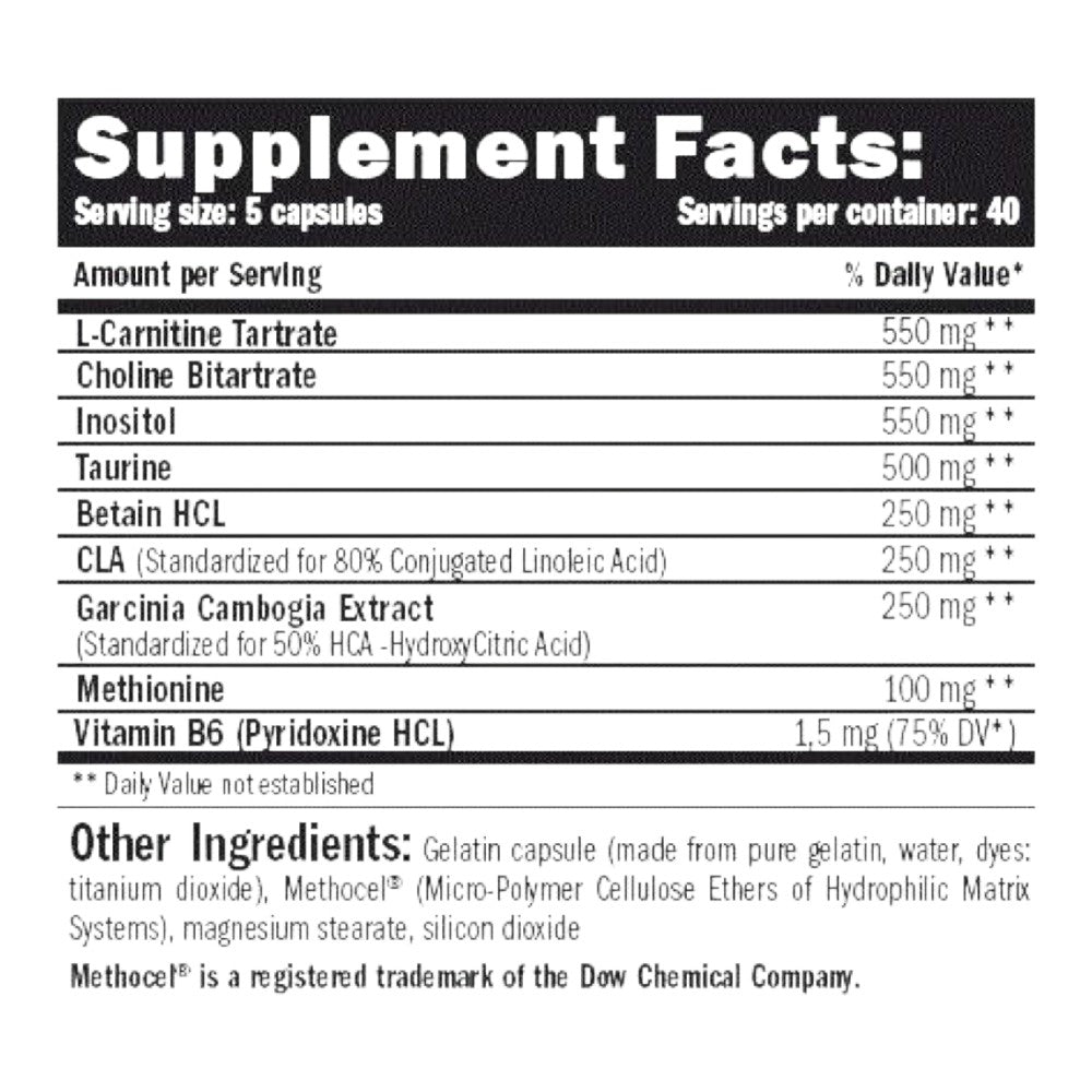 Lipotropic Fat Burner 200 Caps_1