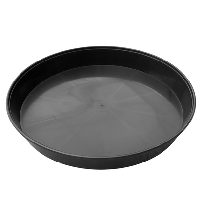 Bandeja Redonda De Plástico Resistente 40 Cm X 4,5 Cm – Color Negro_0