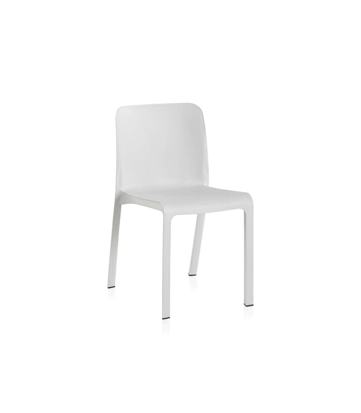 Silla Para Terraza O Jardín Modelo Denver Acabado Blanco._1