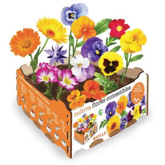 Jardim de flores comestíveis premium