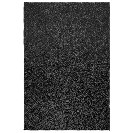 Vidaxl Alfombra Zizur Apariencia Yute Interior Exterior Antracita_0