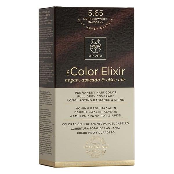 Tinta My Color Elixir N5.65 Castanho Claro Mogno Apivita