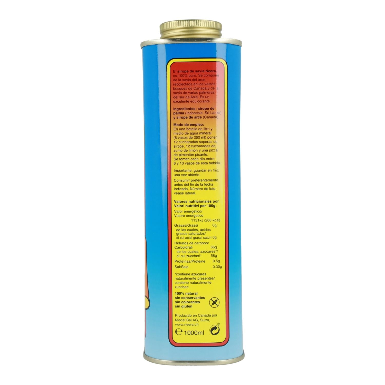 Depurativo Sirope de Savia de Arce Madal Bal, 1 litro