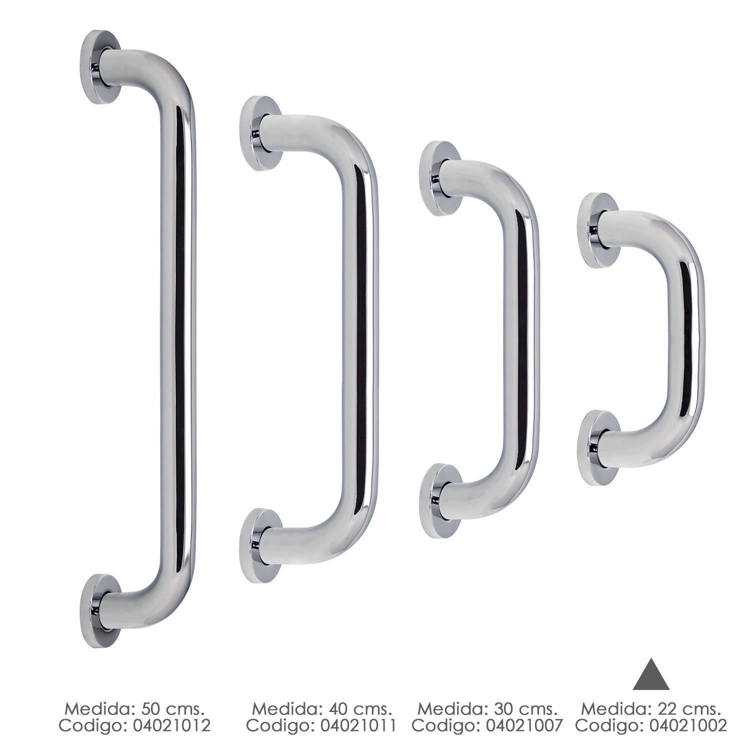 Agarre Ducha Maurer Cromo Brillo Ø 32 Mm. Longitud 22 Cm._2