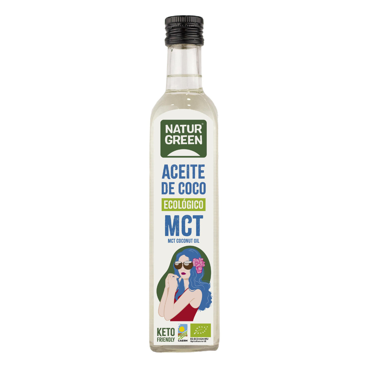 Óleo de Coco MCT Biológico NaturGreen 500 ml