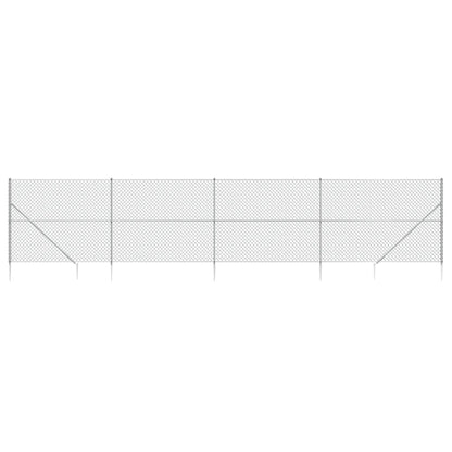 Cerca De Alambre Con Pinchos De Anclaje Plateado 1,8x10 M / Vetonek_2