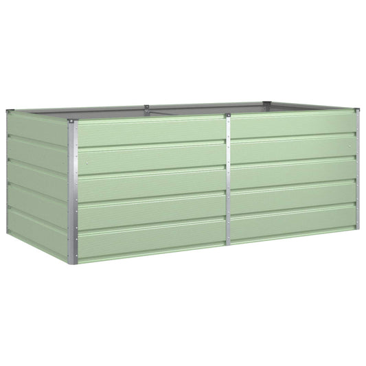 Jardinera Verde Pastel 195 X 100 X 75 Cm Acero Galvanizado_0